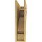Ekena Millwork 7"W x 28"D x 28"H Thin Mayflower Rough Cedar Woodgrain TimberThane Corbel, Primed Tan CORUR07X28X28MAYRCPR - alternate 4